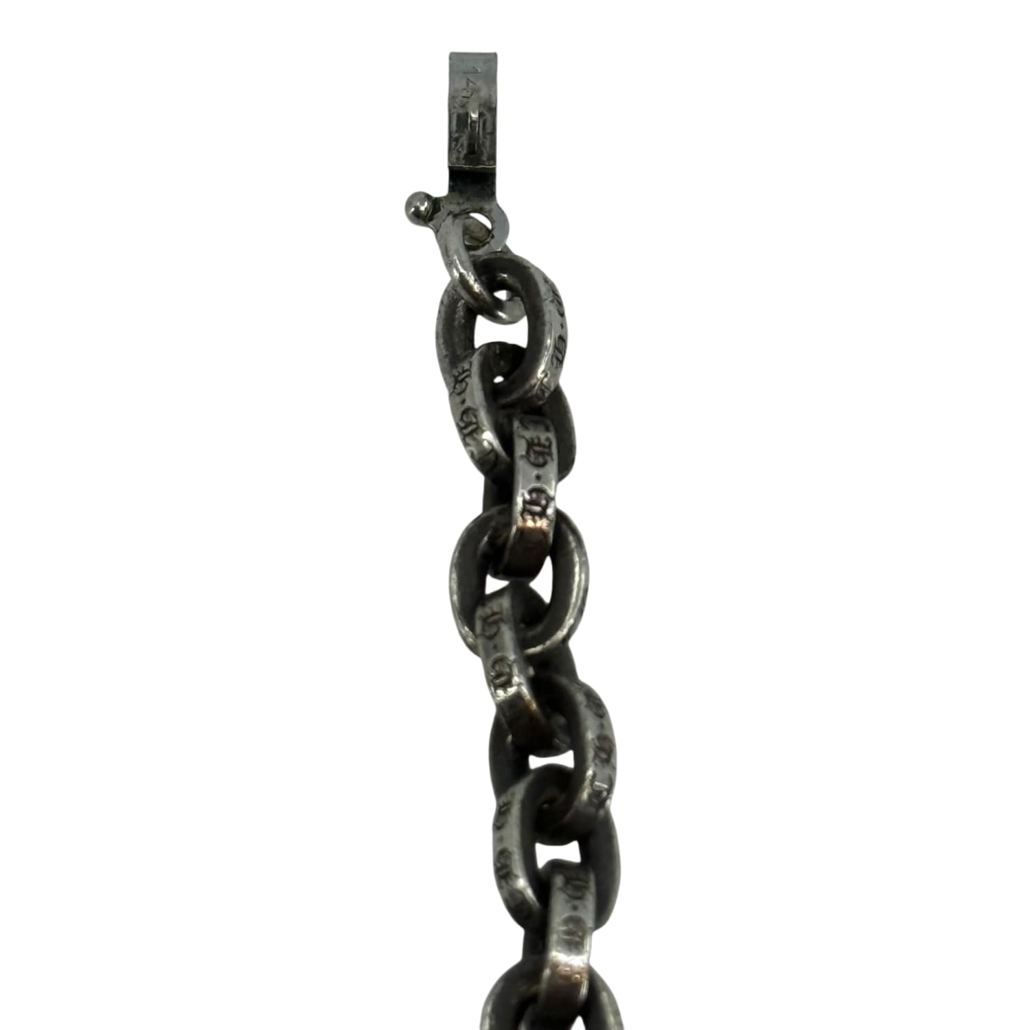 Chrome Hearts Silver Paper Chain Bracelet - 7 Inches