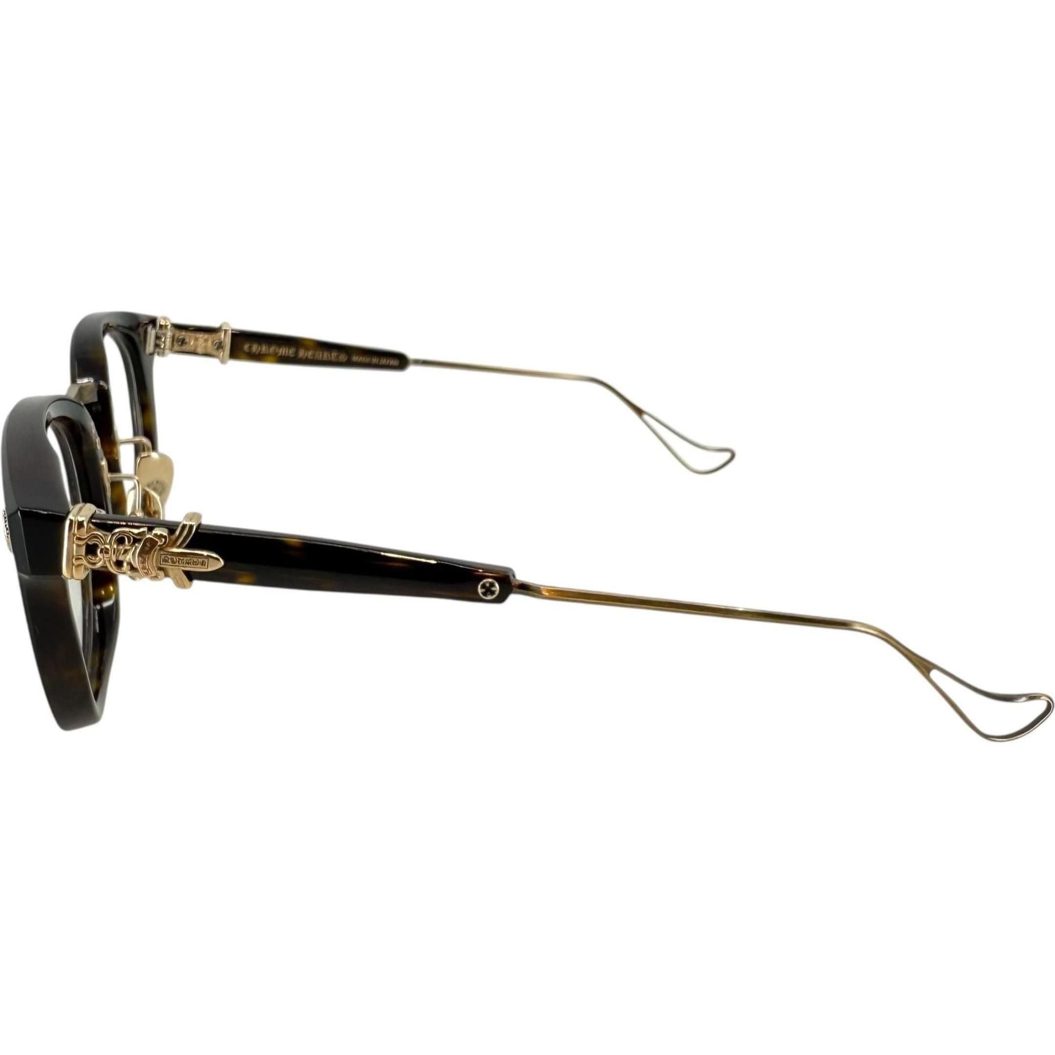 Chrome Hearts Sac Cheetah/Gold Glasses