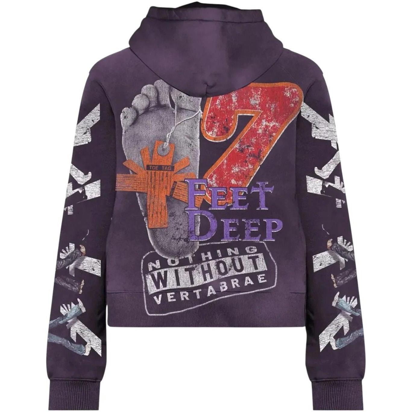 Vertabrae Muse Zip Up Hoodie Purple