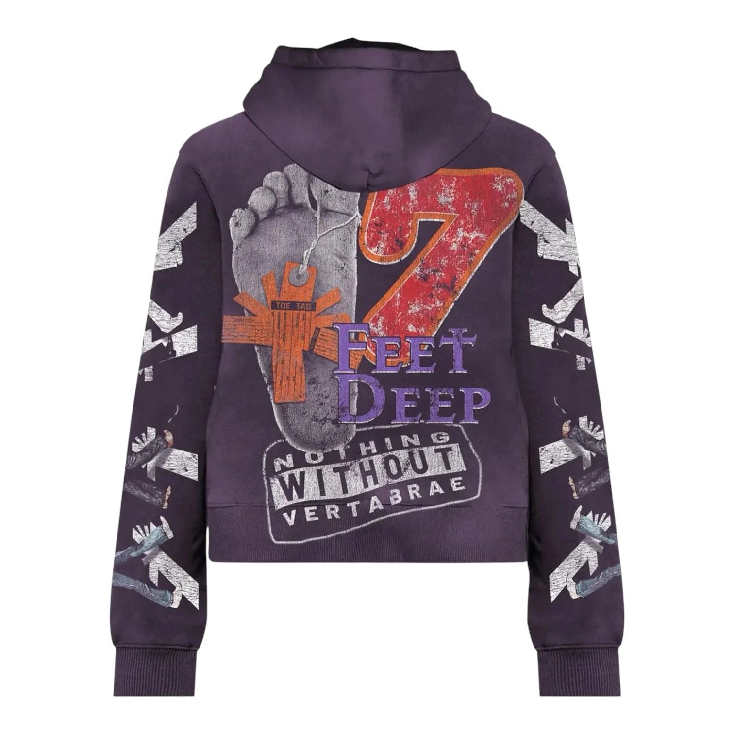 Vertabrae Muse Zip Up Hoodie Purple