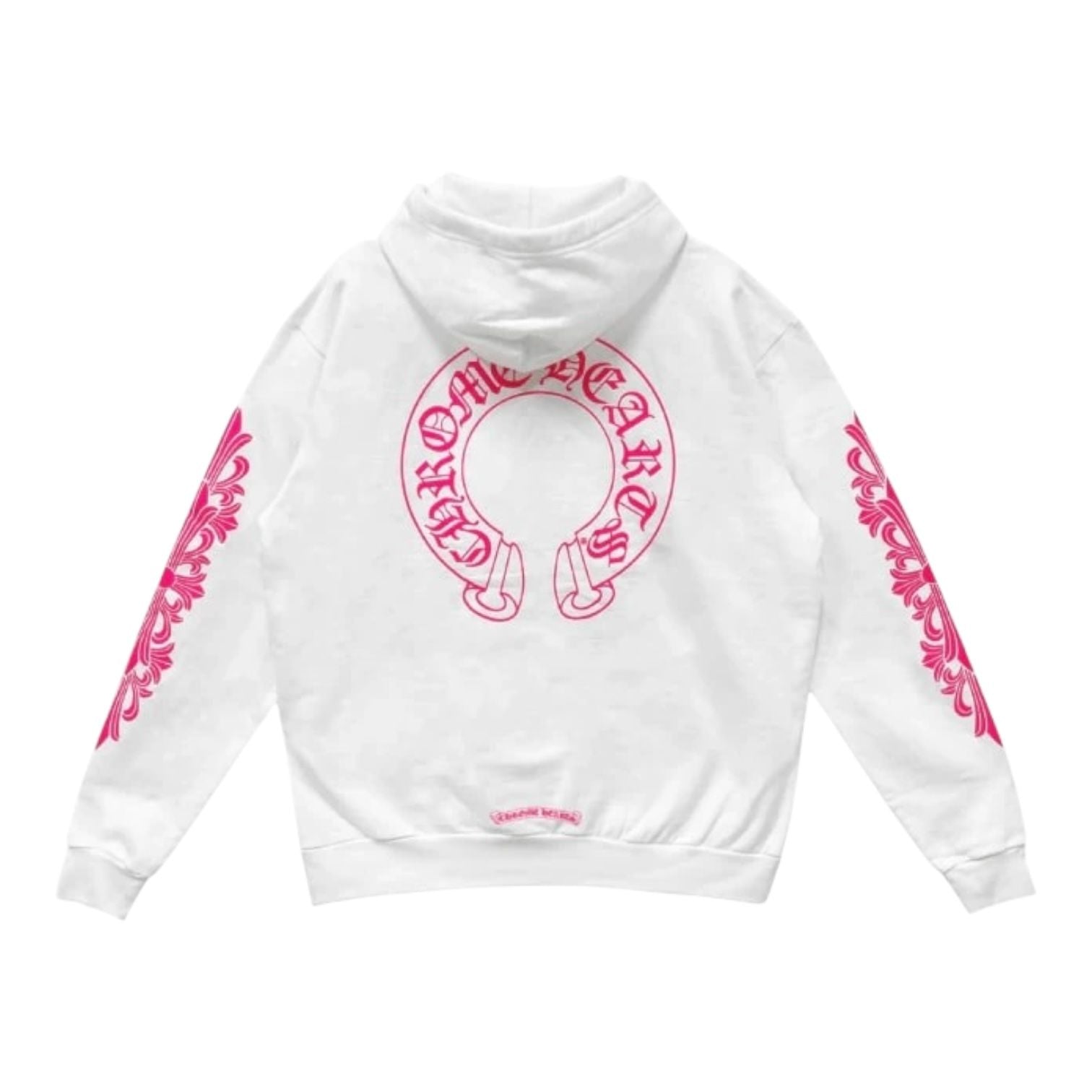 Chrome Hearts Pink Floral Horse Shoe Hoodie