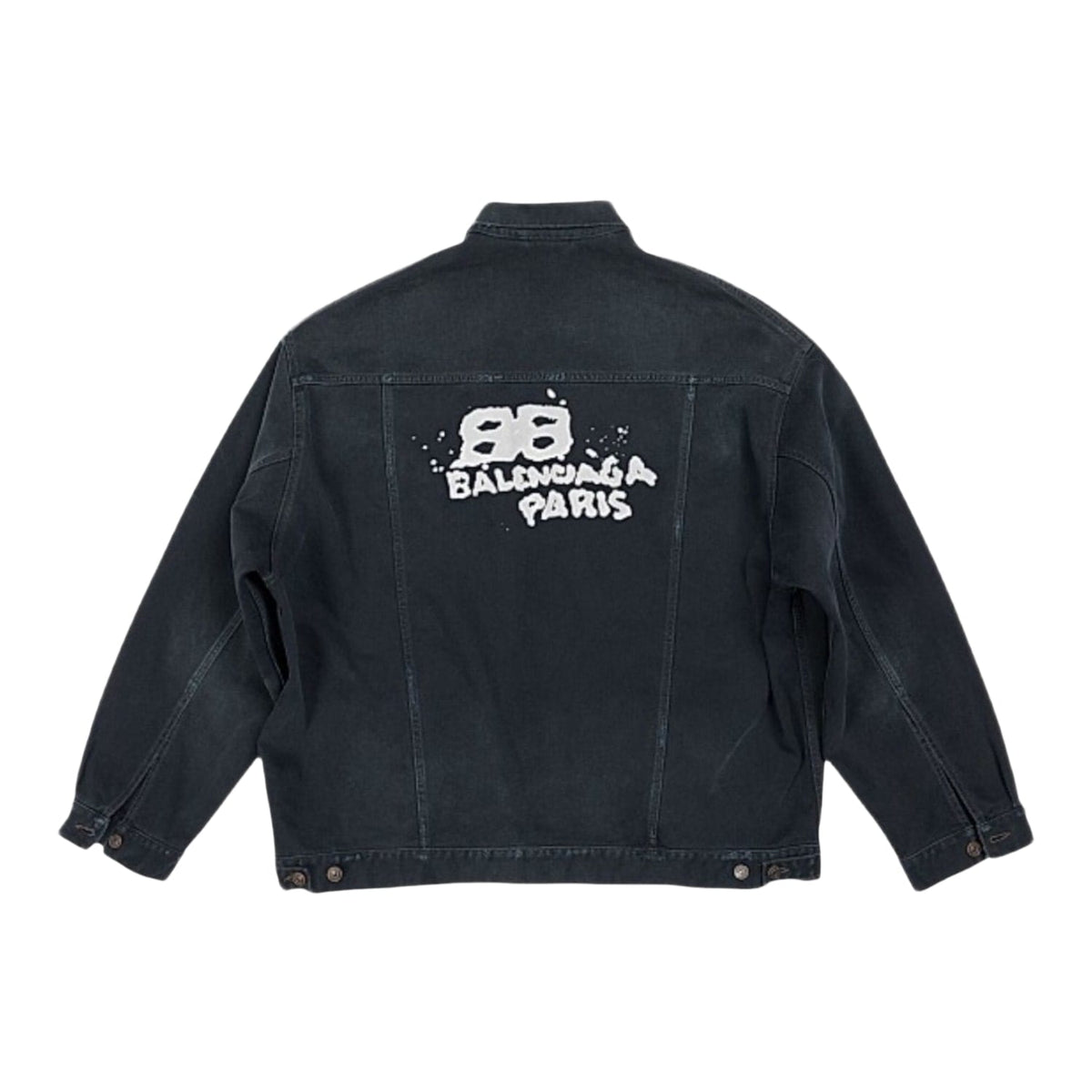 Balenciaga Hand Drawn BB Icon Oversized Jacket