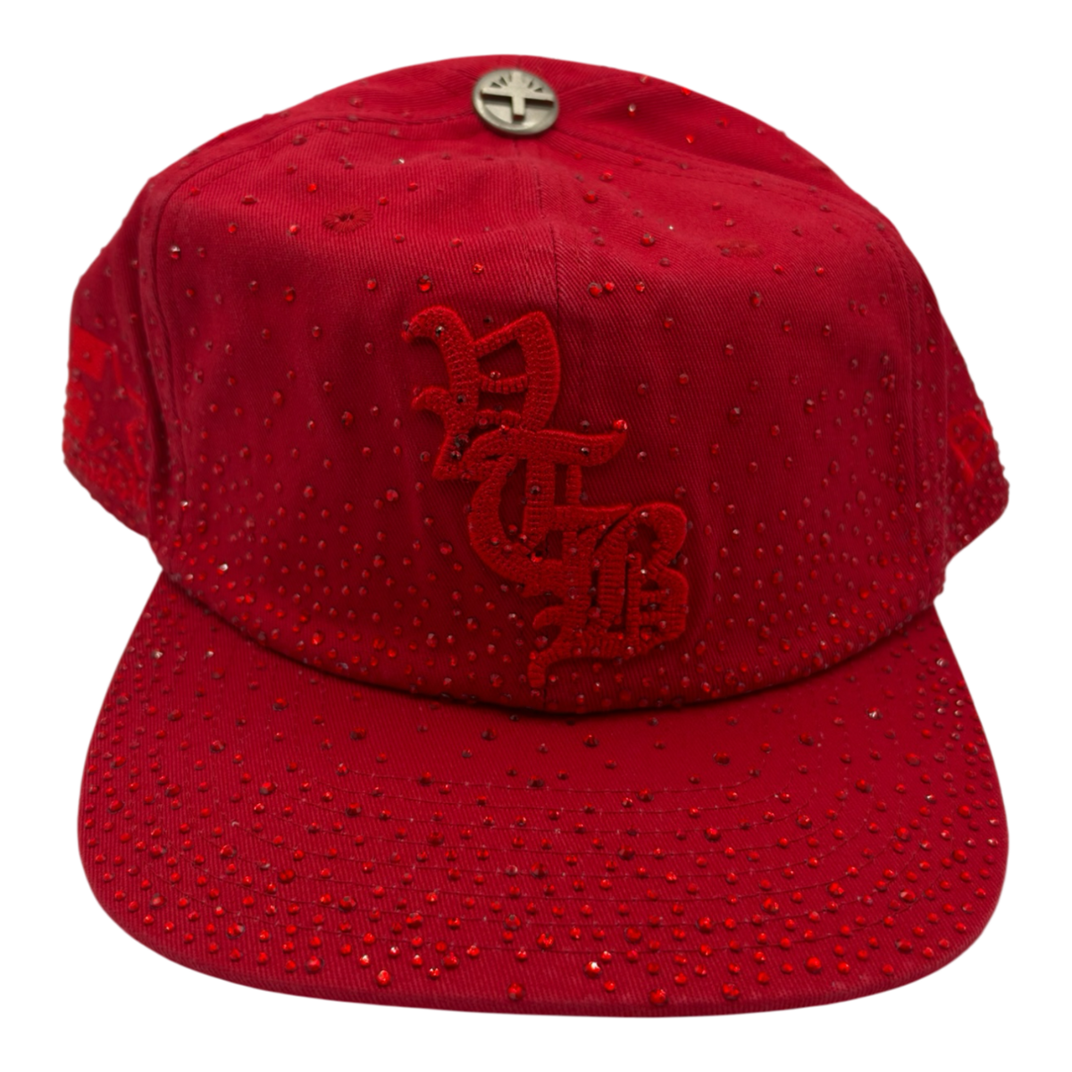 Vertabrae Obsidian Snapback Red