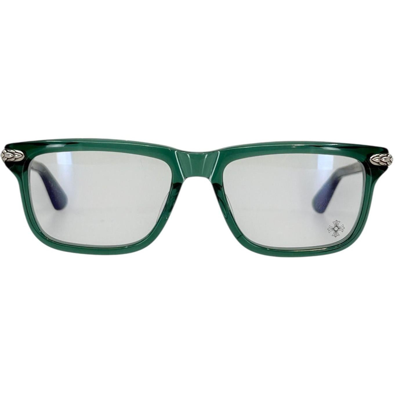Chrome Hearts Little Dinger Green/SIlver Glasses