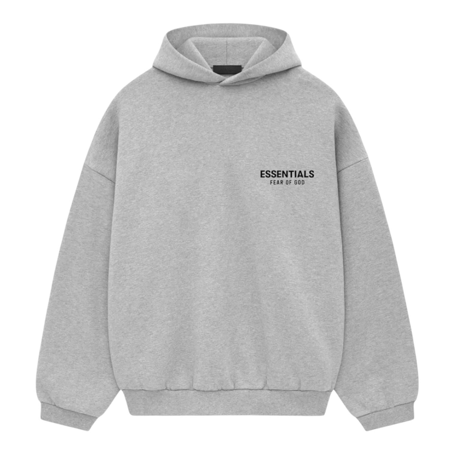 Fear of God Essentials Fleece Hoodie Light Heather Gray