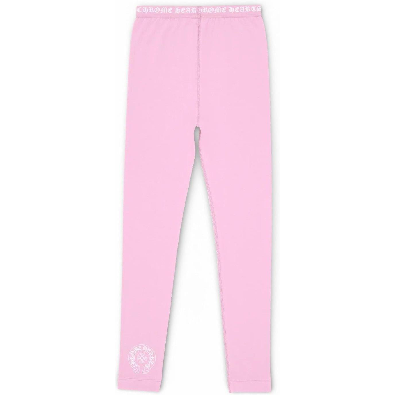 Chrome Hearts Women's Horseshoe Leggings Pink
