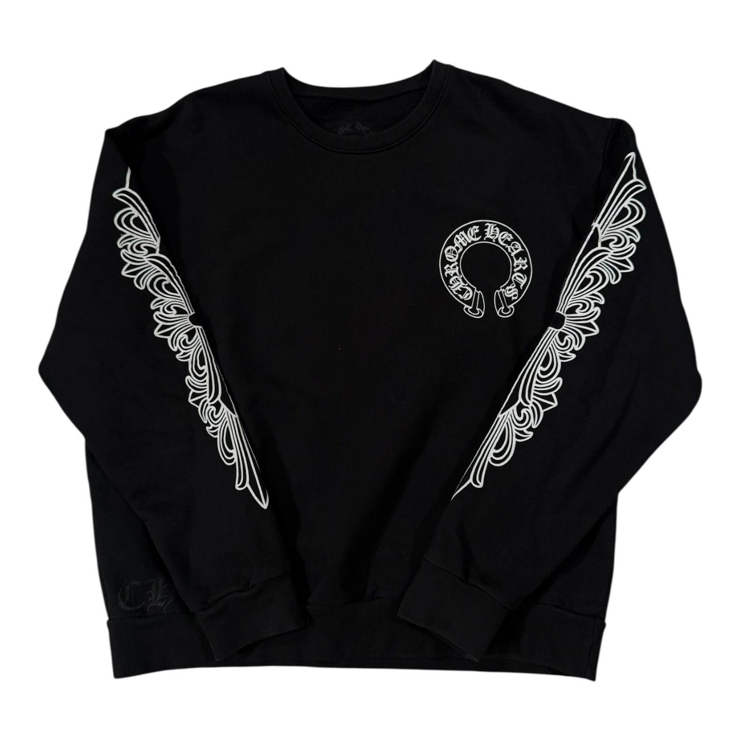 Chrome Hearts Horseshoe Crewneck Black - Like New