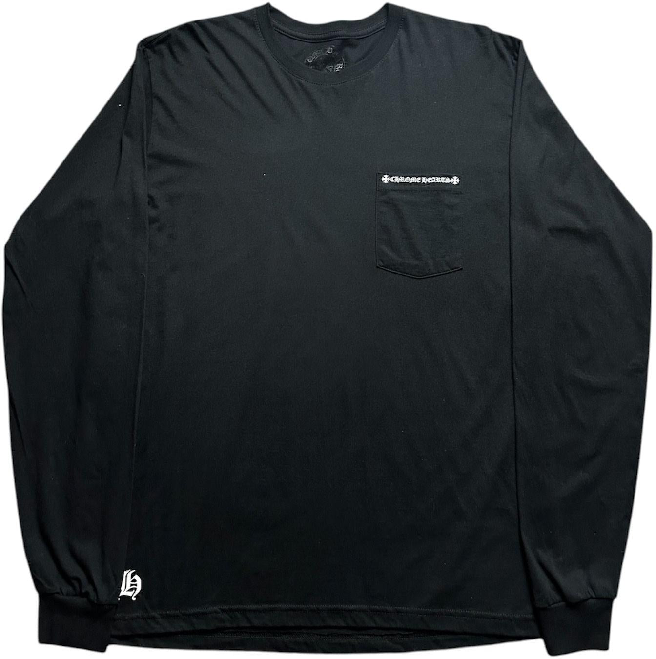 Chrome Hearts Made In Hollywood Vintage Long Sleeve Pocket T-Shirt