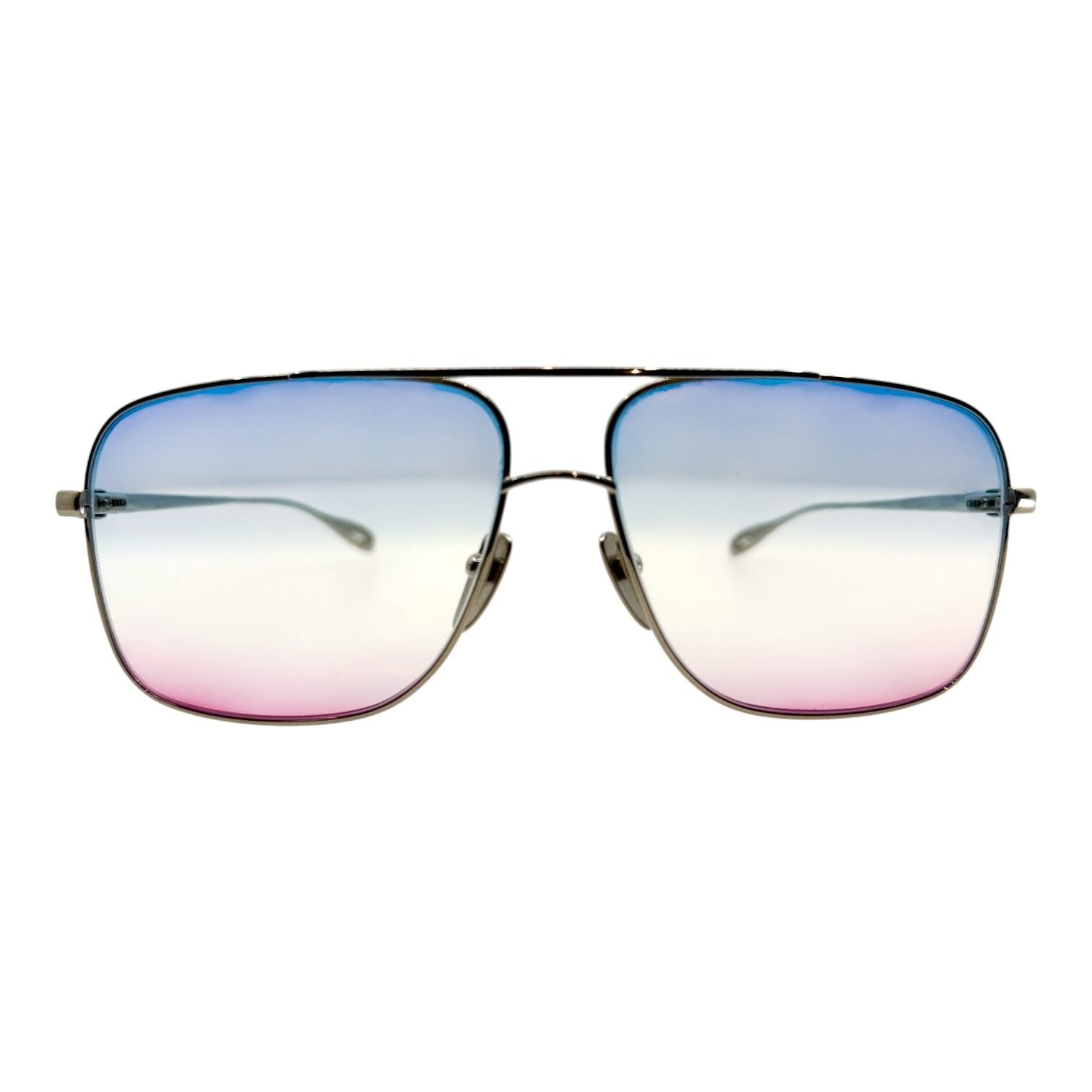Chrome Hearts Stains VII Blue Pink Diamond Sunglasses