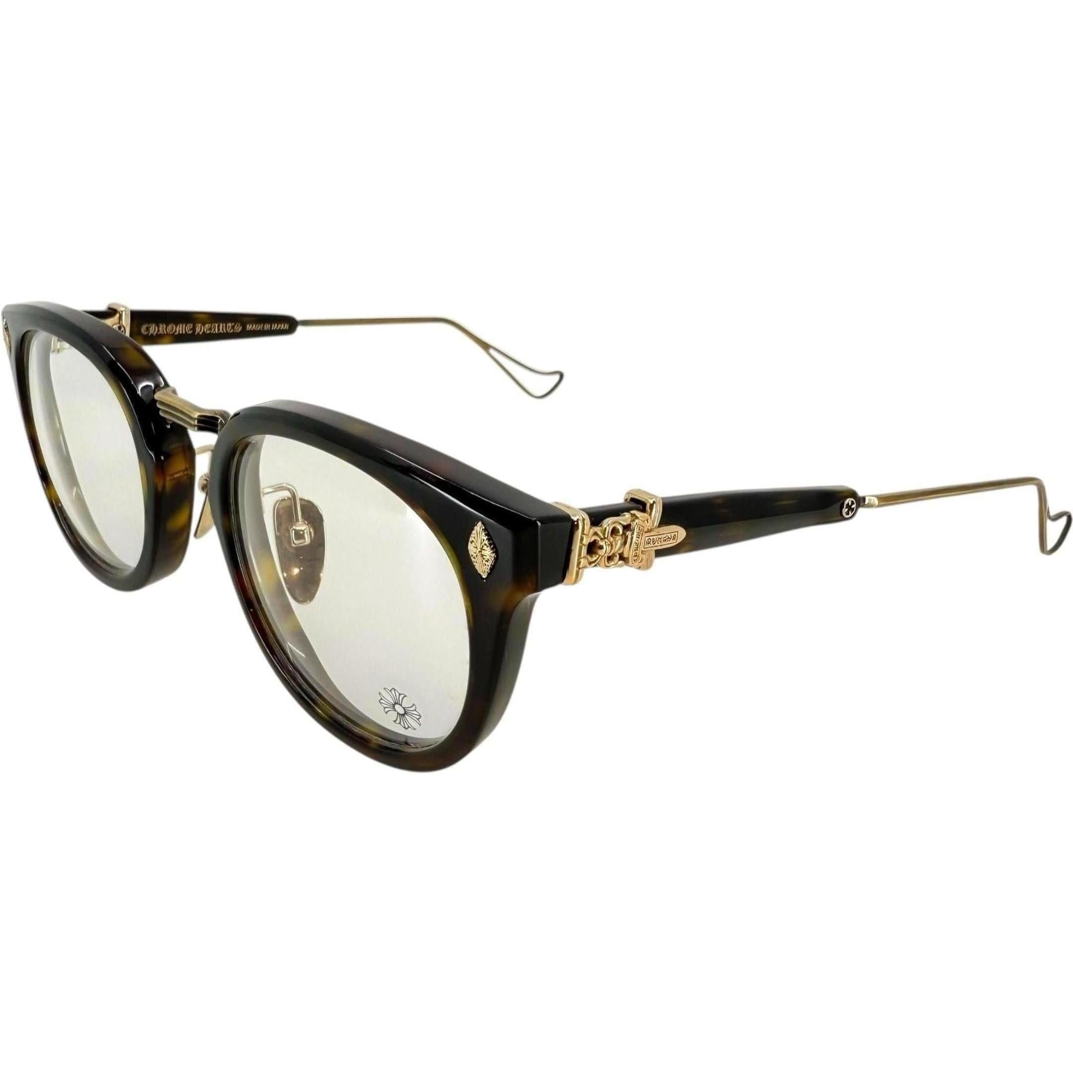 Chrome Hearts Sac Cheetah/Gold Glasses