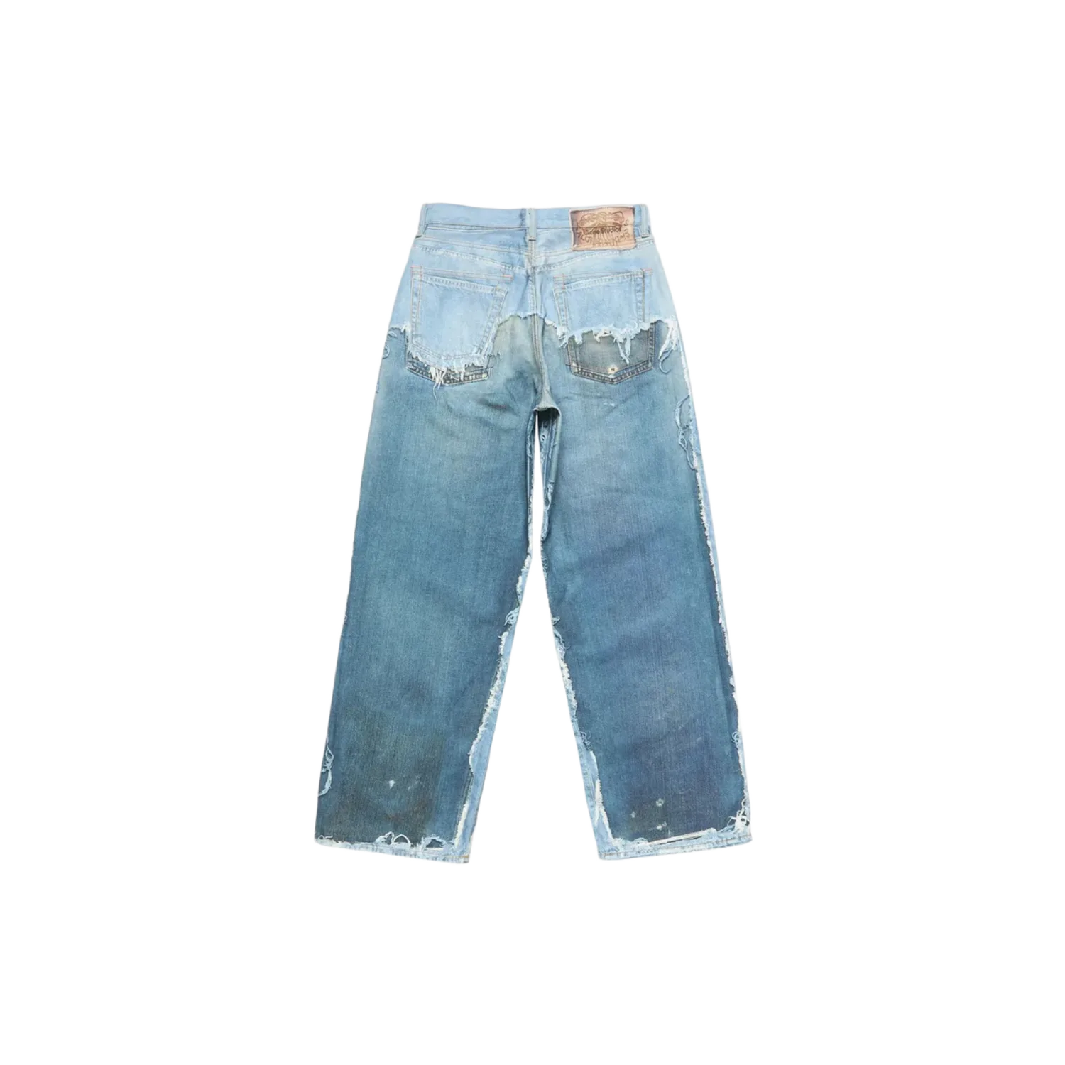 Acne Studios Trompe L'oeil Jeans 1981 Mid Blue