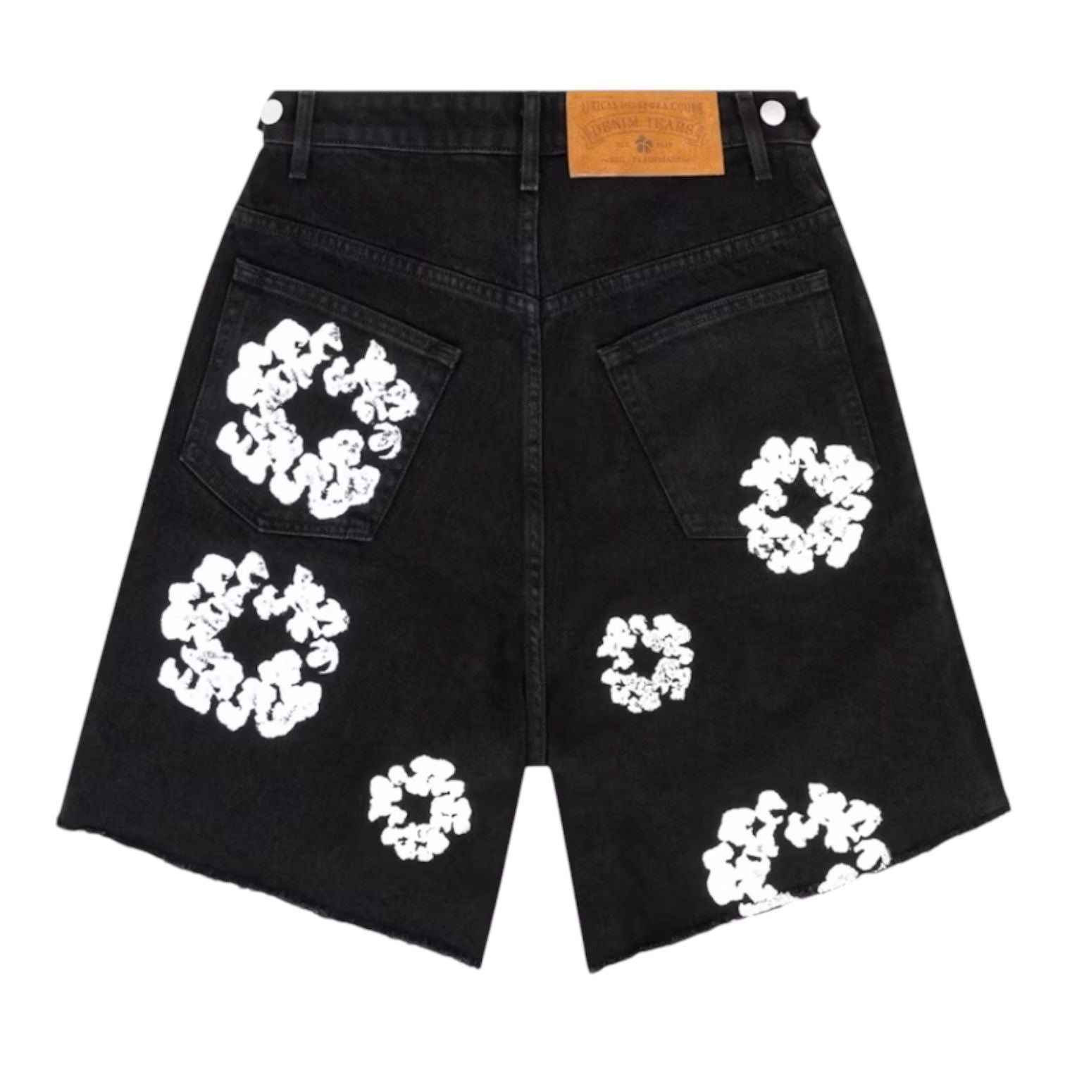 Denim Tears The Cotton Wreath Jean Short Black