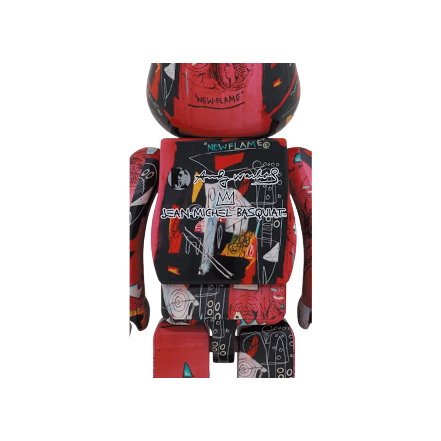 Bearbrick Andy Warhol x JEAN-MICHEL BASQUIAT #1 1000%