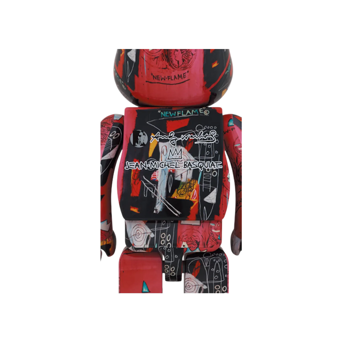 Bearbrick Andy Warhol x JEAN-MICHEL BASQUIAT #1 1000%