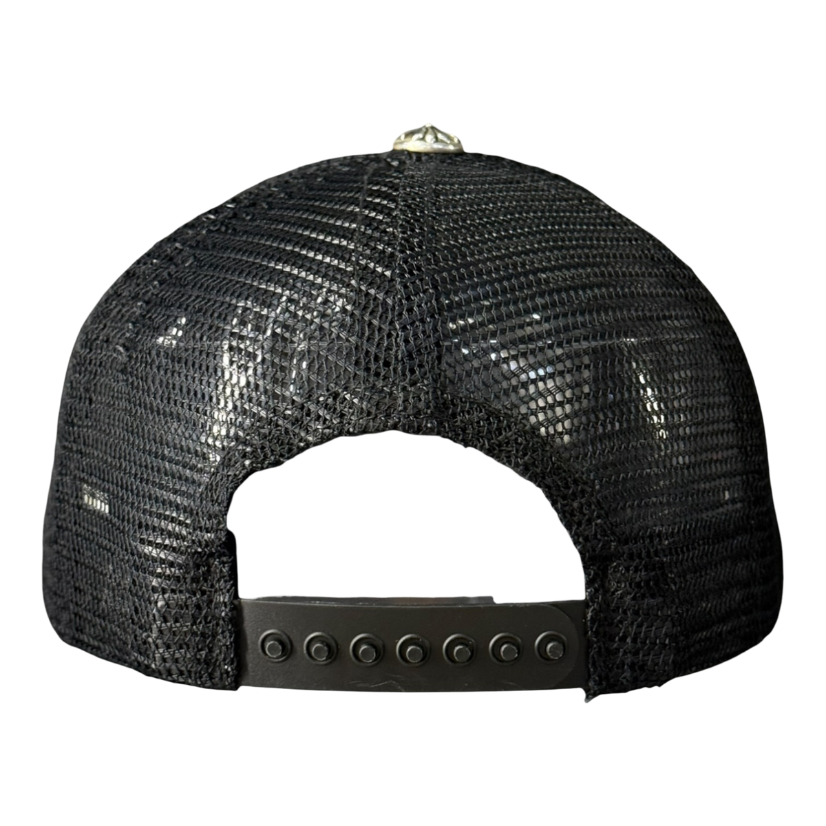 Chrome Hearts FUCK Hollywood Trucker Hat Black/Black