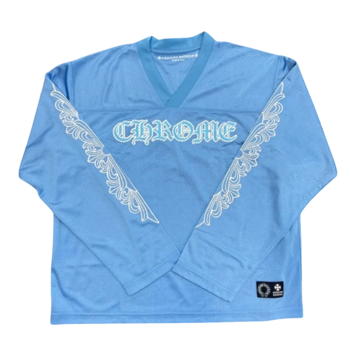 Chrome Hearts Sports Mesh Warm Up Jersey Blue