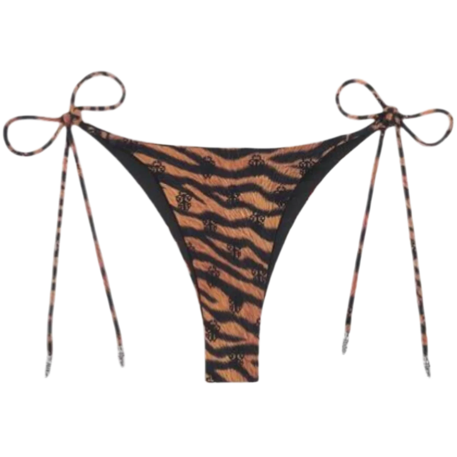 Chrome Hearts x DIB Orange Tiger Bikini Bottom Orange Tiger CH Dagger Print