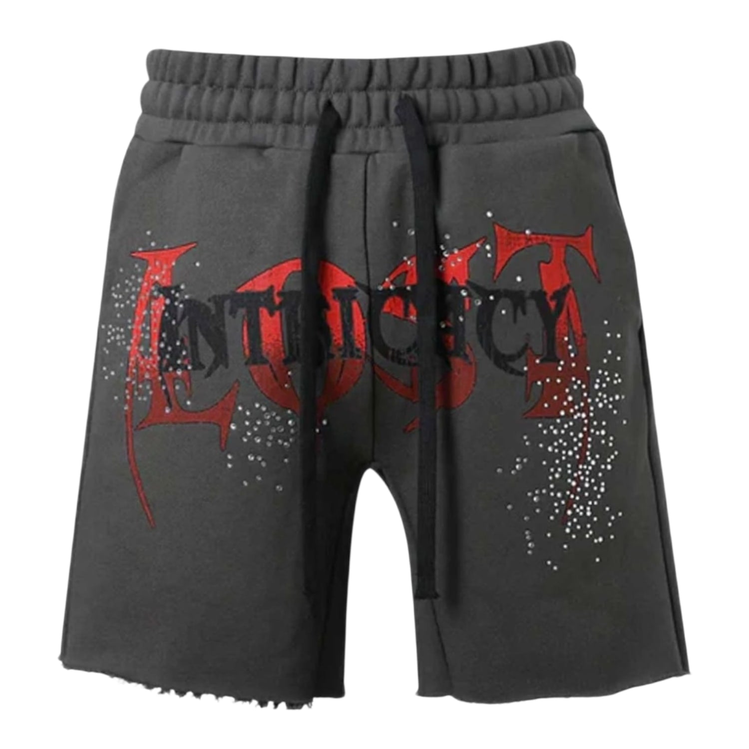 Lost Intricacy Dark City Rhinestones Shorts