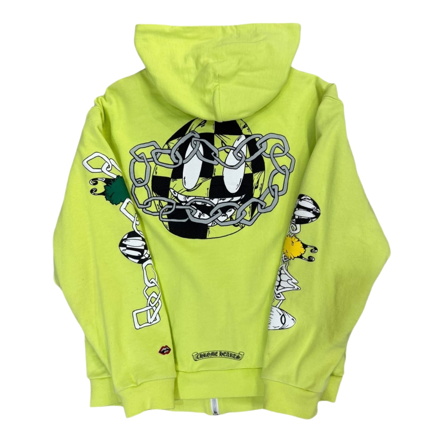 Chrome Hearts Matty Boy Link Thermal Zip Up Hoodie