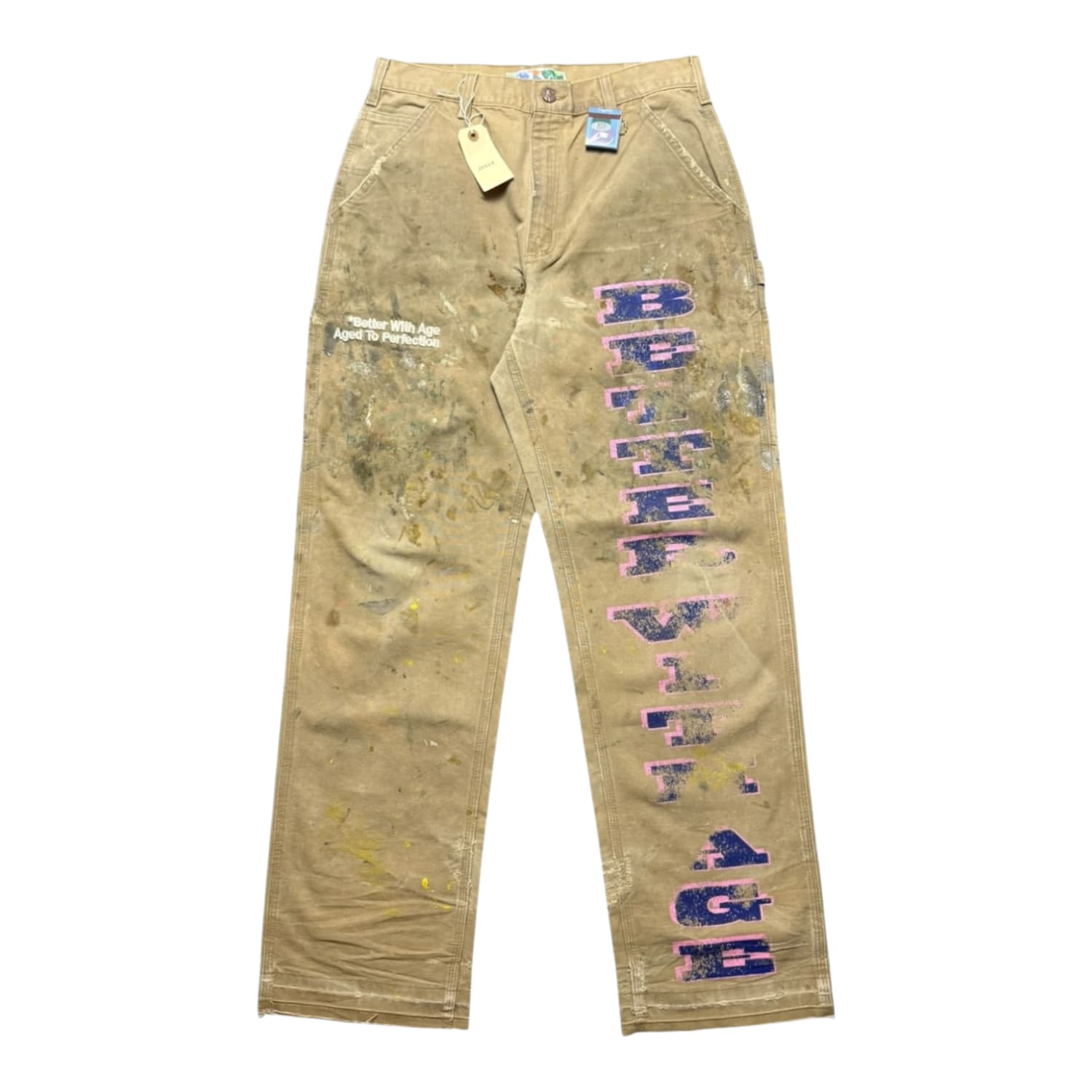 Better With Age Moniker Carpenter Jeans Khaki