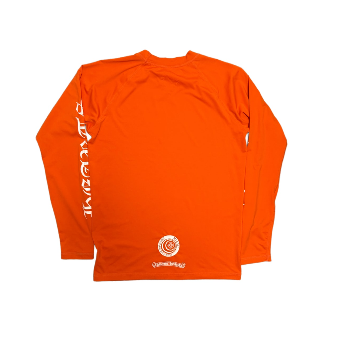 Chrome Hearts Horseshoe Dri-Fit L/S T-Shirt Orange