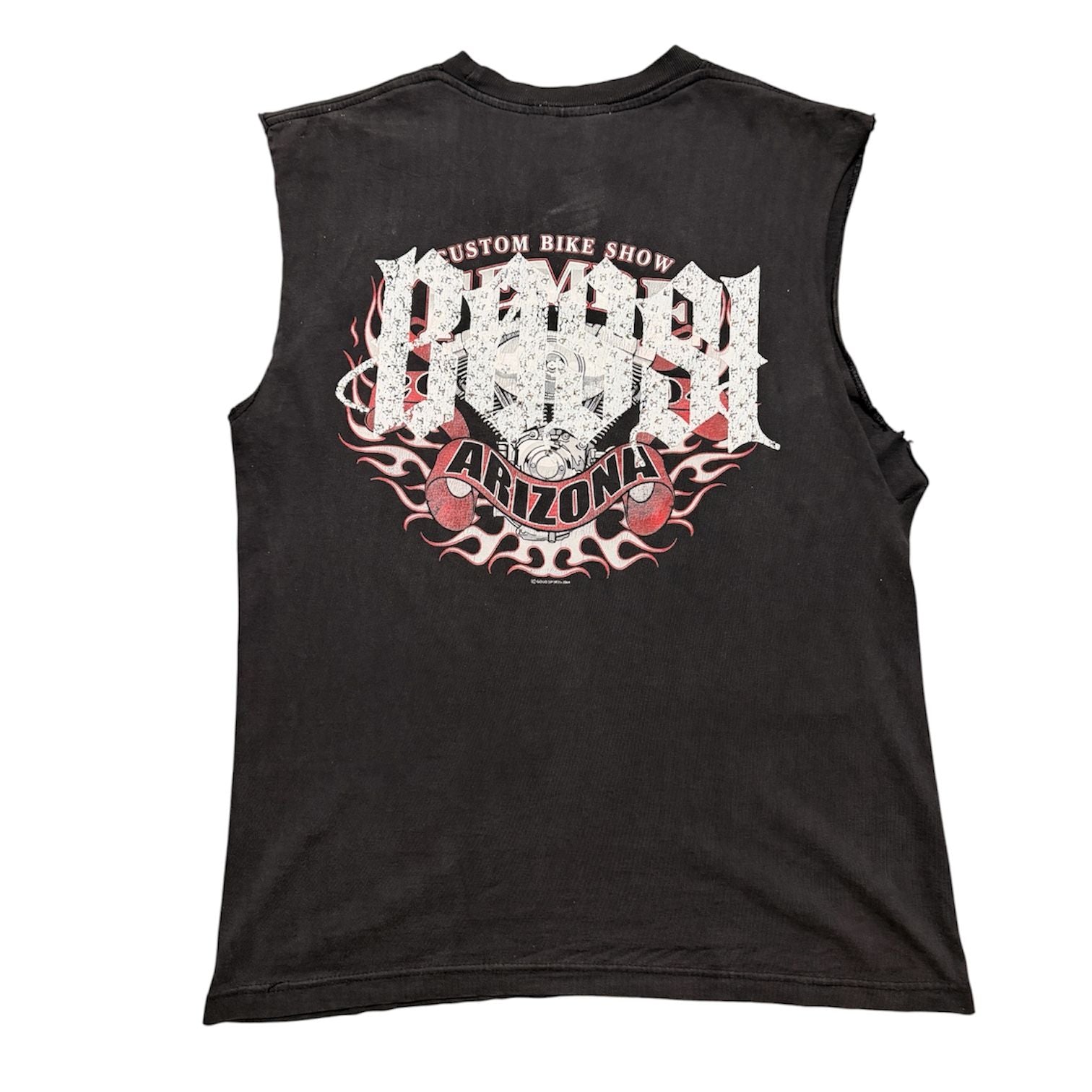 Bossi Custom Bike Show Cut Off Vintage Tee Black
