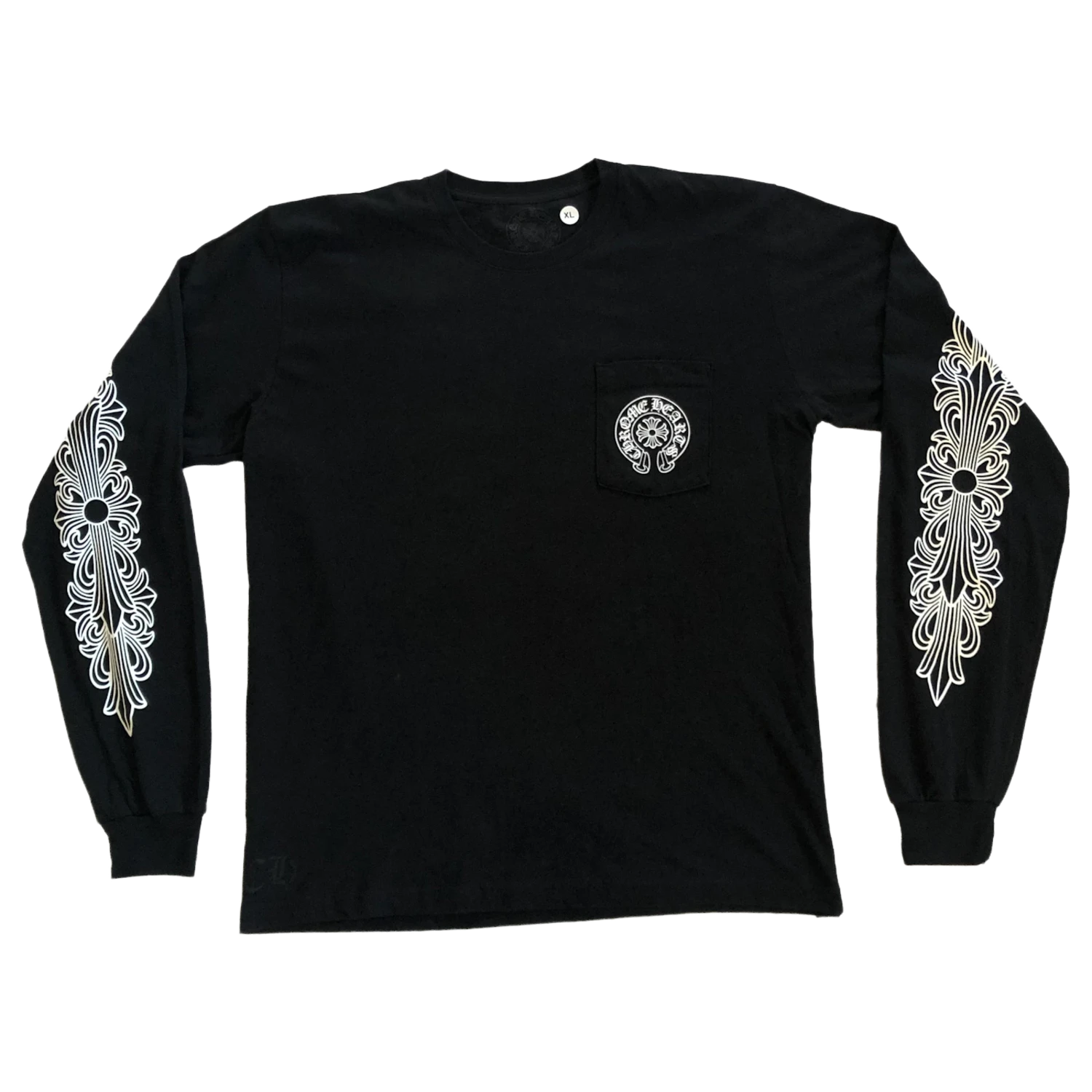 Chrome Hearts Las Vegas Floral Exclusive L/S T-shirt Black