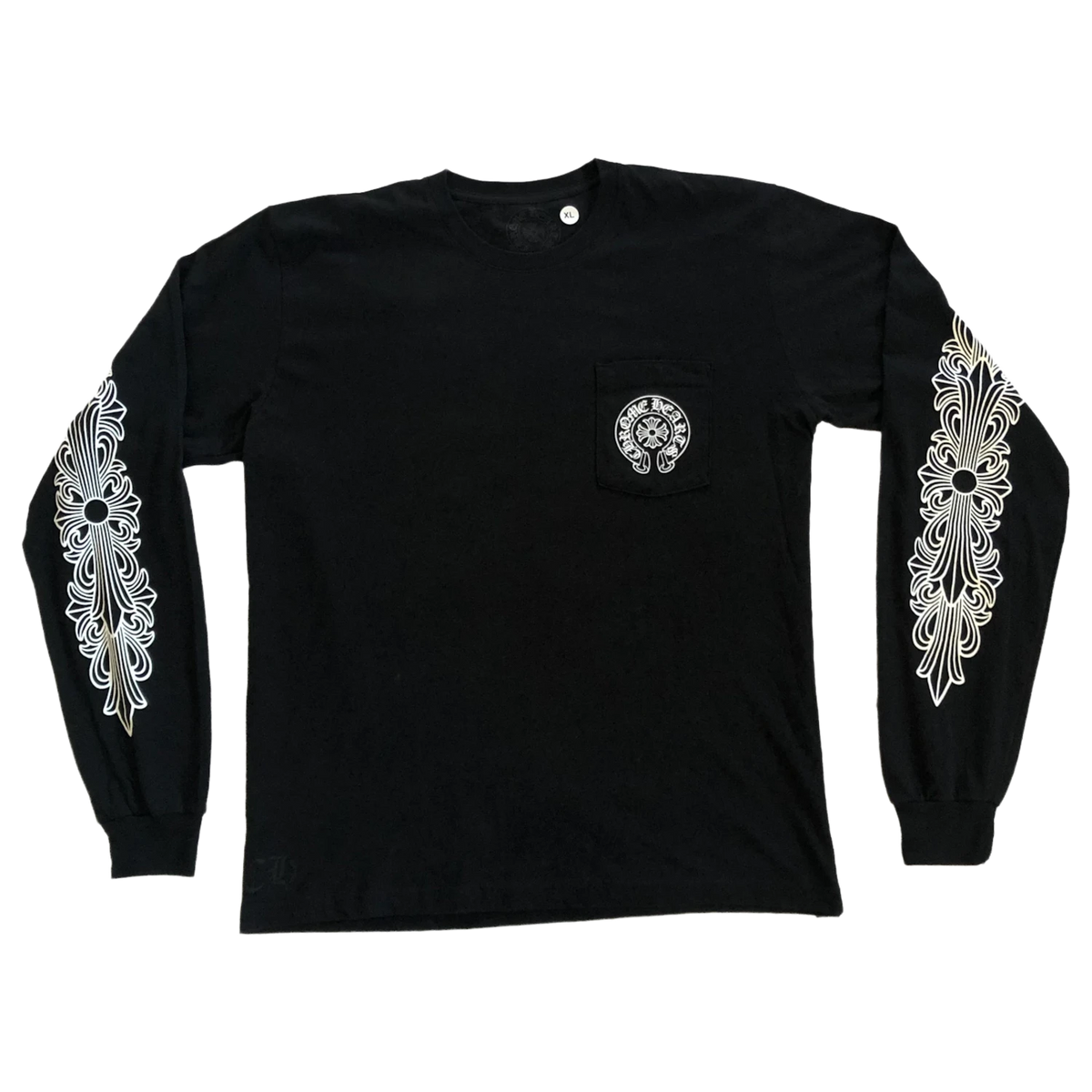 Chrome Hearts Las Vegas Floral Exclusive L/S T-shirt Black