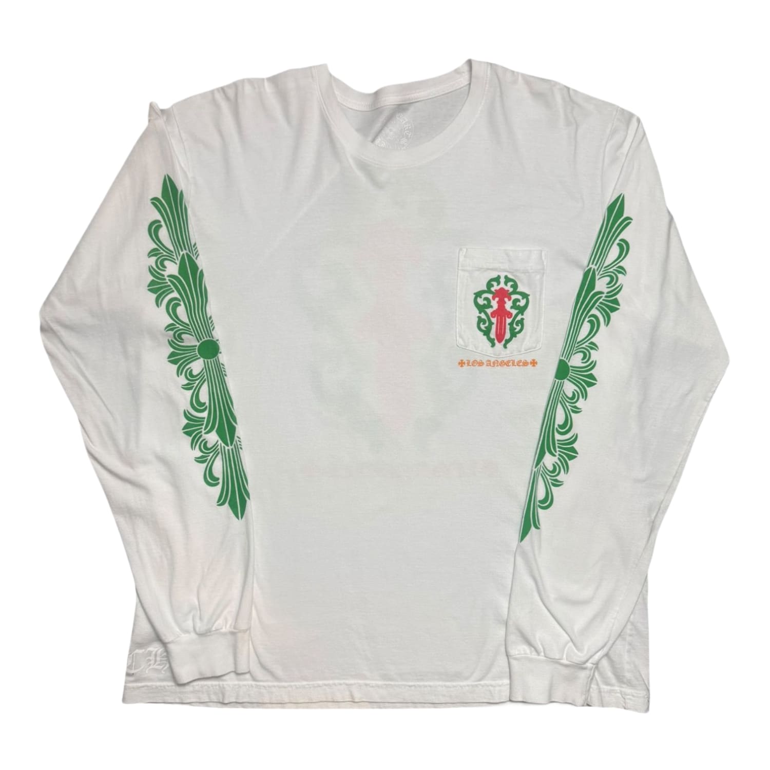 Chrome Hearts Los Angeles Exclusive Christmas L/S T-shirt White
