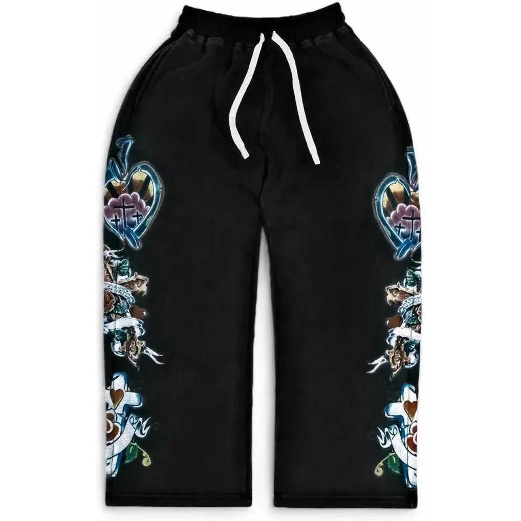 Righteous Risen King Sweatpants Black