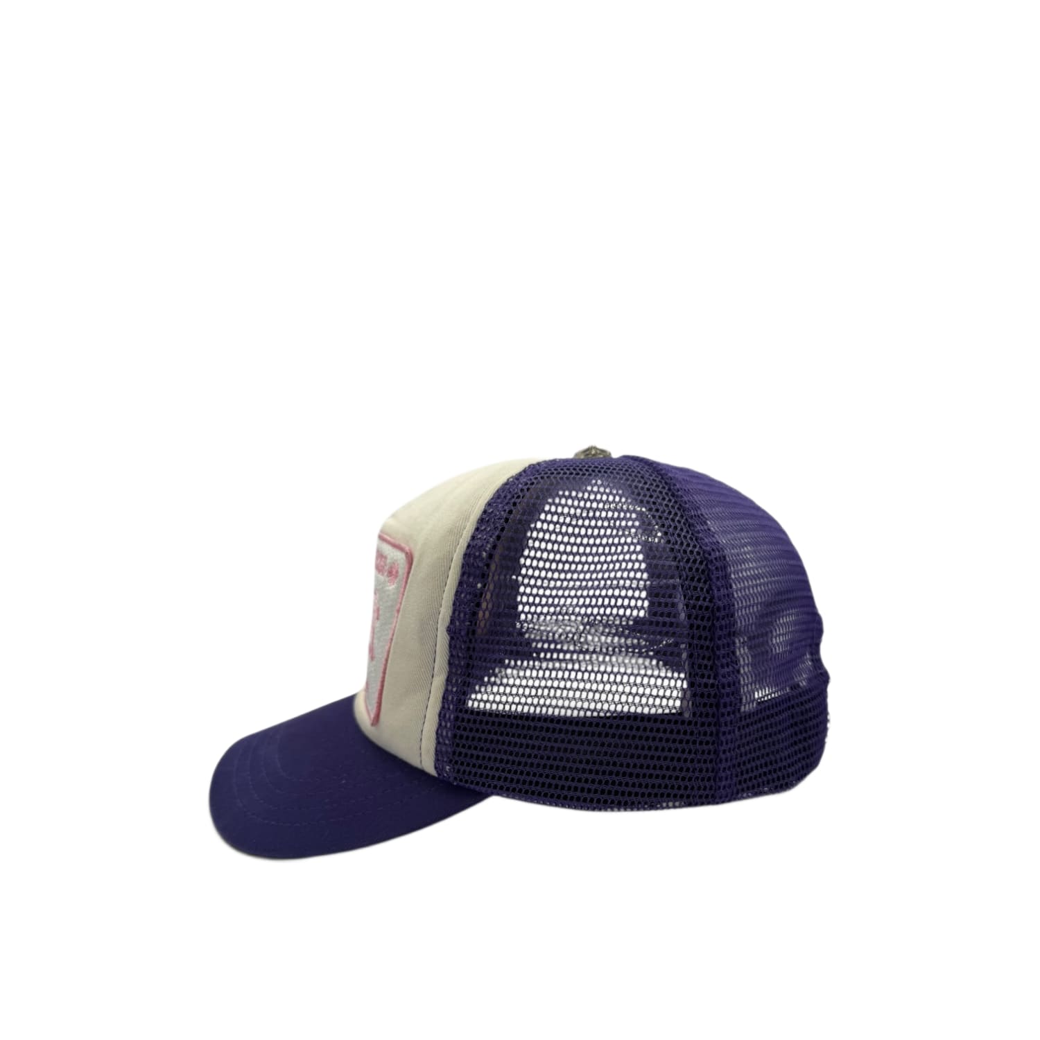 Chrome Hearts CH Hollywood Trucker Hat Purple/White/Pink