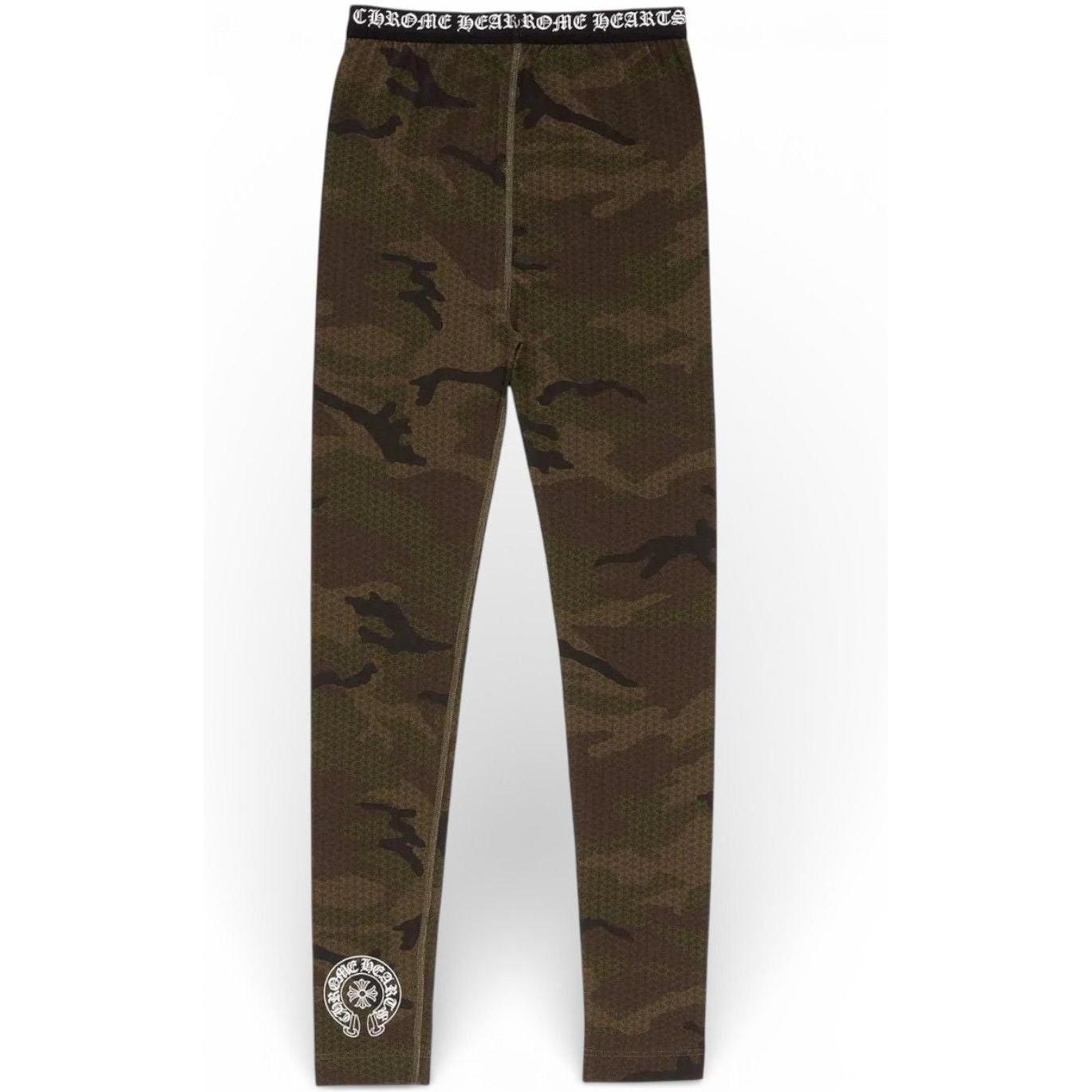 Chrome Hearts Women's Horseshoe Leggings Camouflage