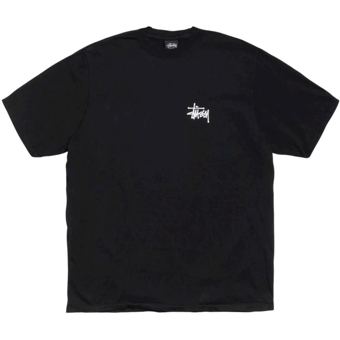 Stussy Basic Pigment Dyed Tee Black