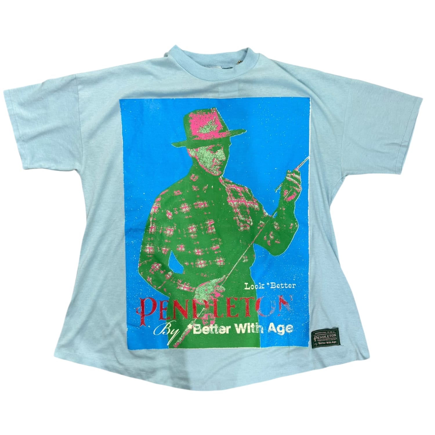 Better With Age Novel Vintage Tee Baby Blue