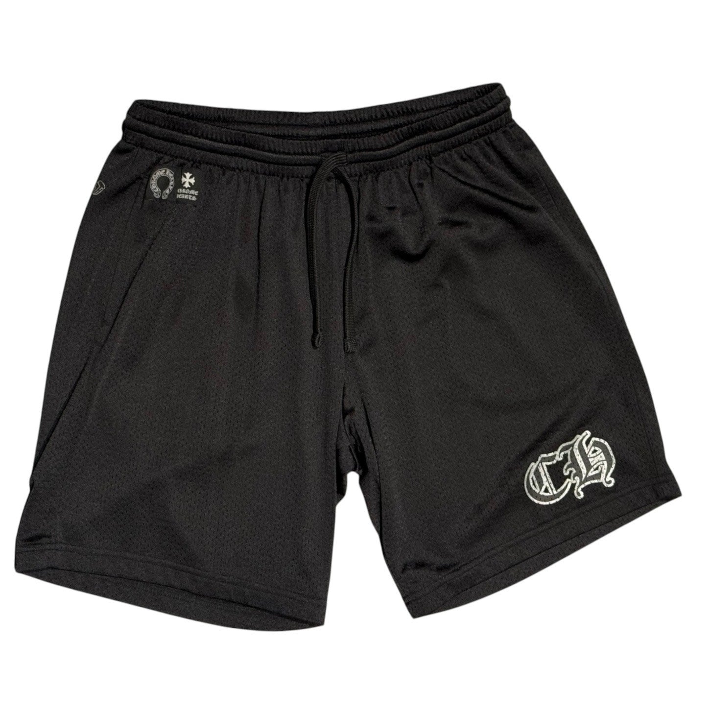 Chrome Hearts Sports Mesh Varsity Shorts Black