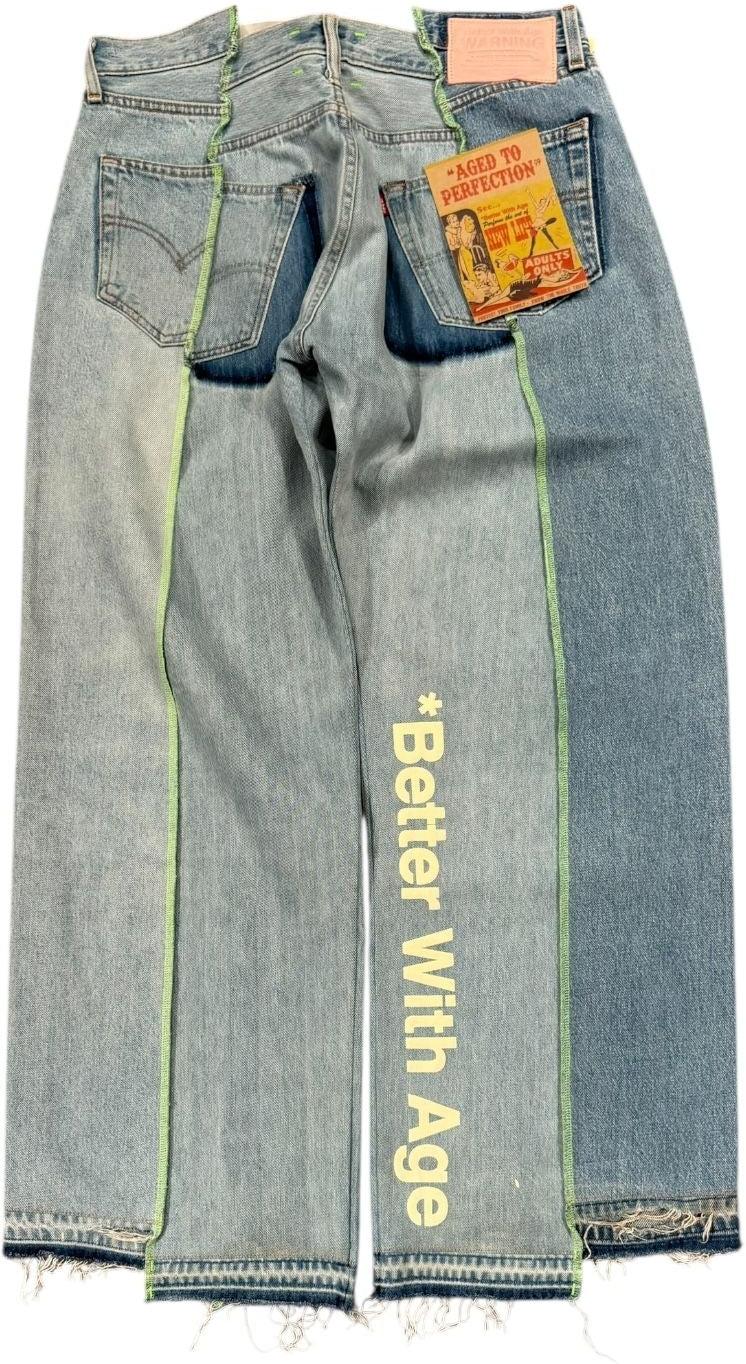 Better With Age Altar Reconstructed Denim Multi #4
