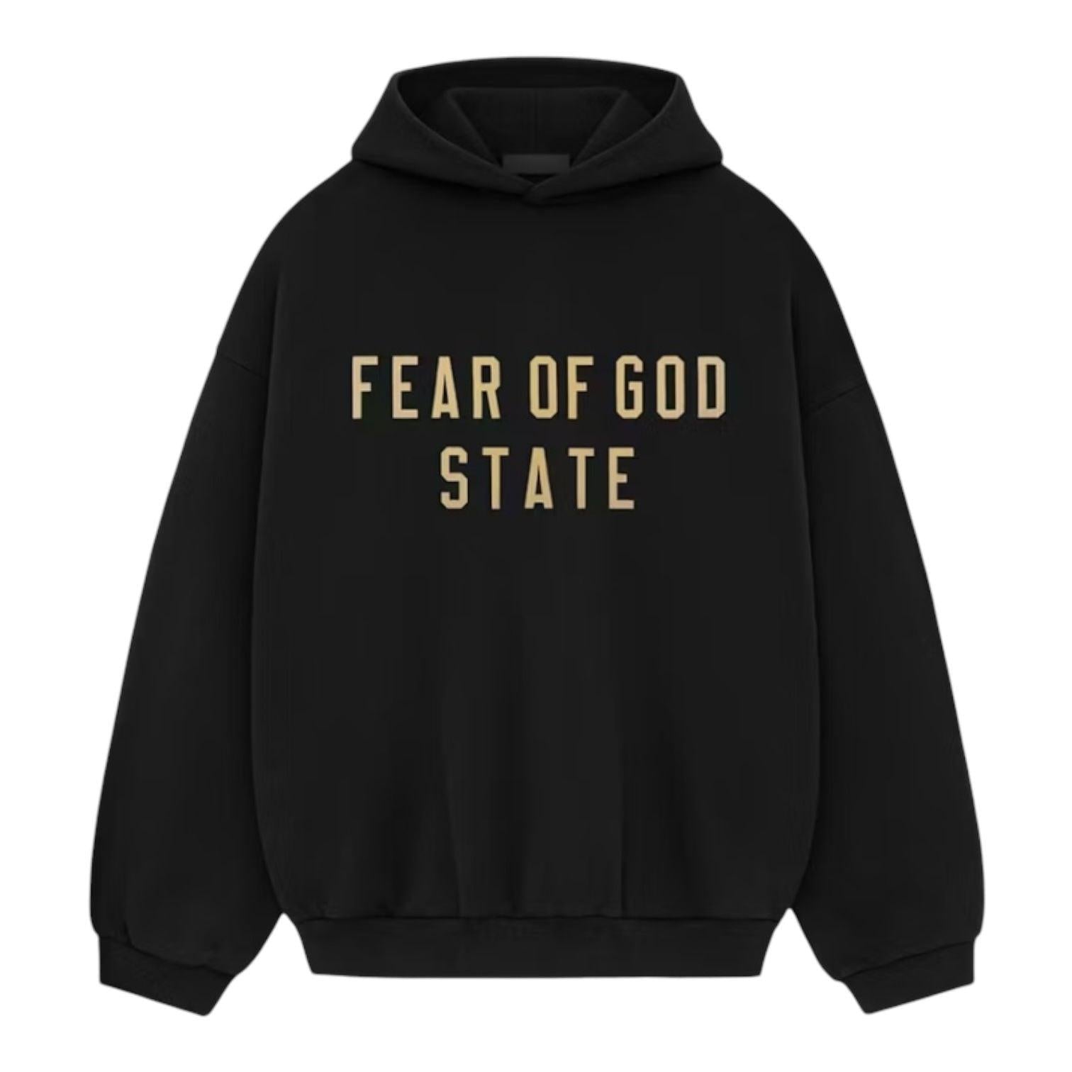 Fear of God Essentials Fleece Hoodie Black