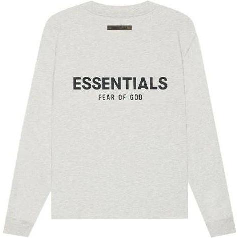 Fear of God Essentials L/S Tee Light Heather Oatmeal