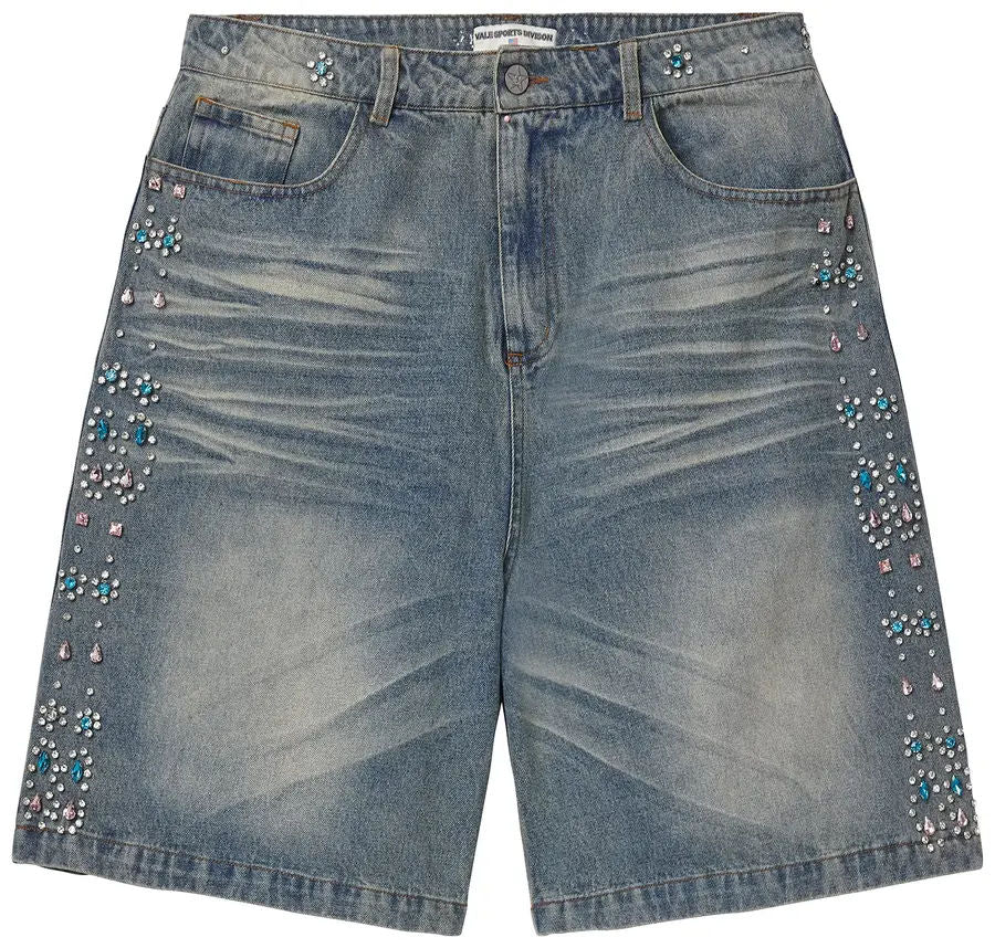 Vale Forever Candy Jean Shorts Blue