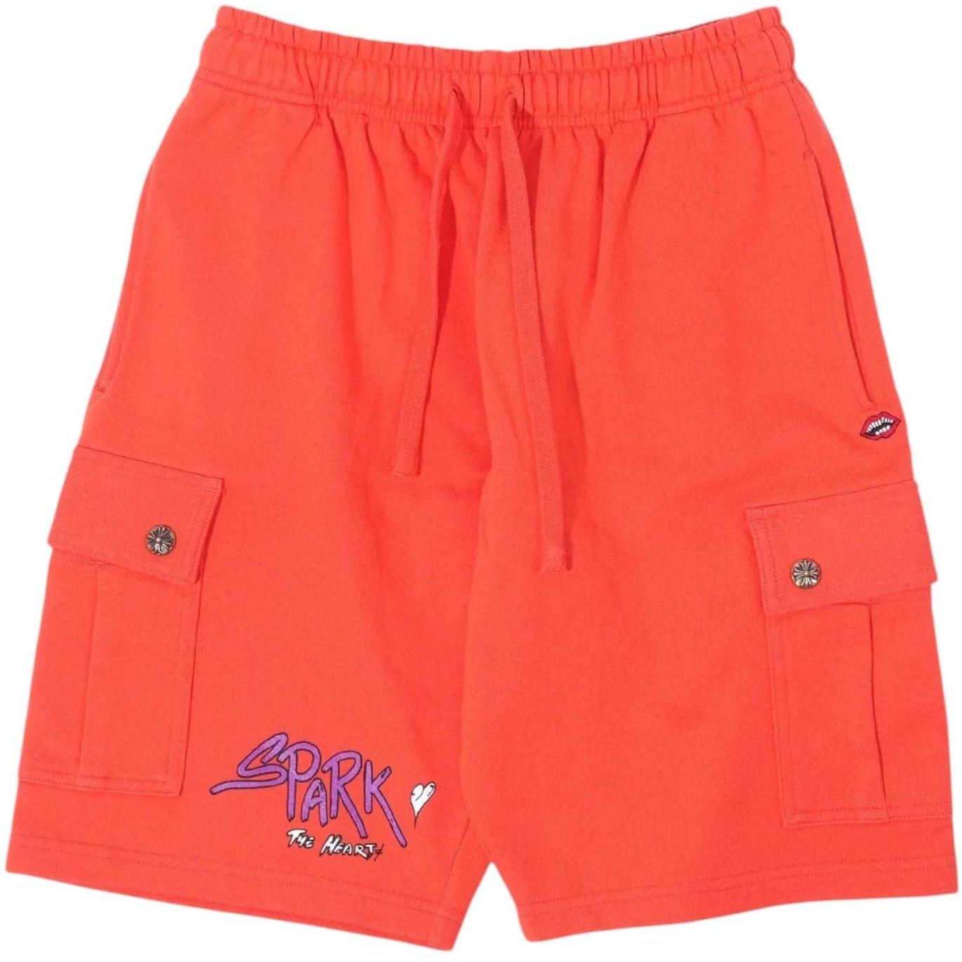 Chrome Hearts Matty Boy Cargo Sweat Shorts Orange