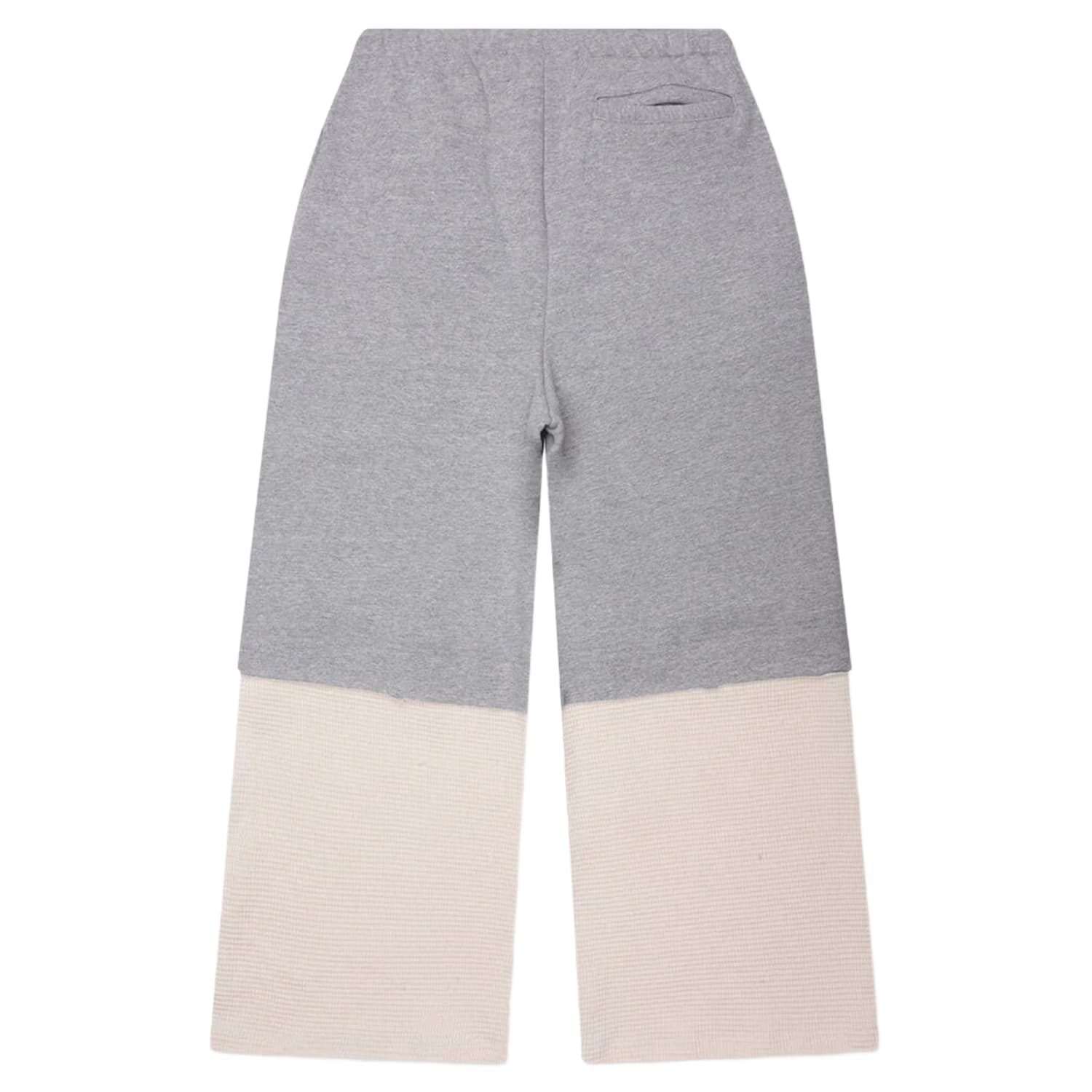 Satoshi Nakamoto Double Layer Studded Sweatpant Heather White