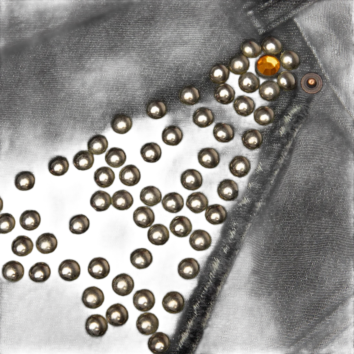 Paly Hollywood Busted Double Knee Jean 'Black'