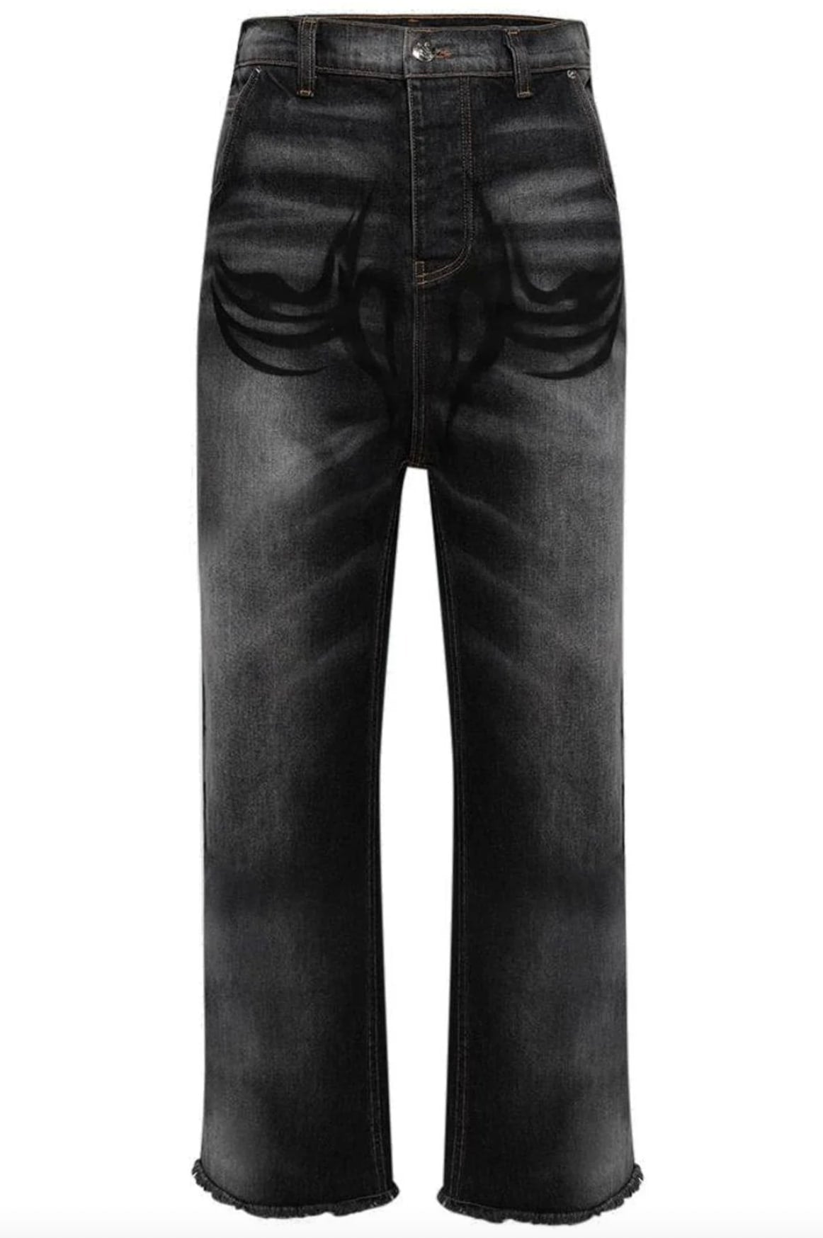 Hellstar Graffiti Denim Jeans Black