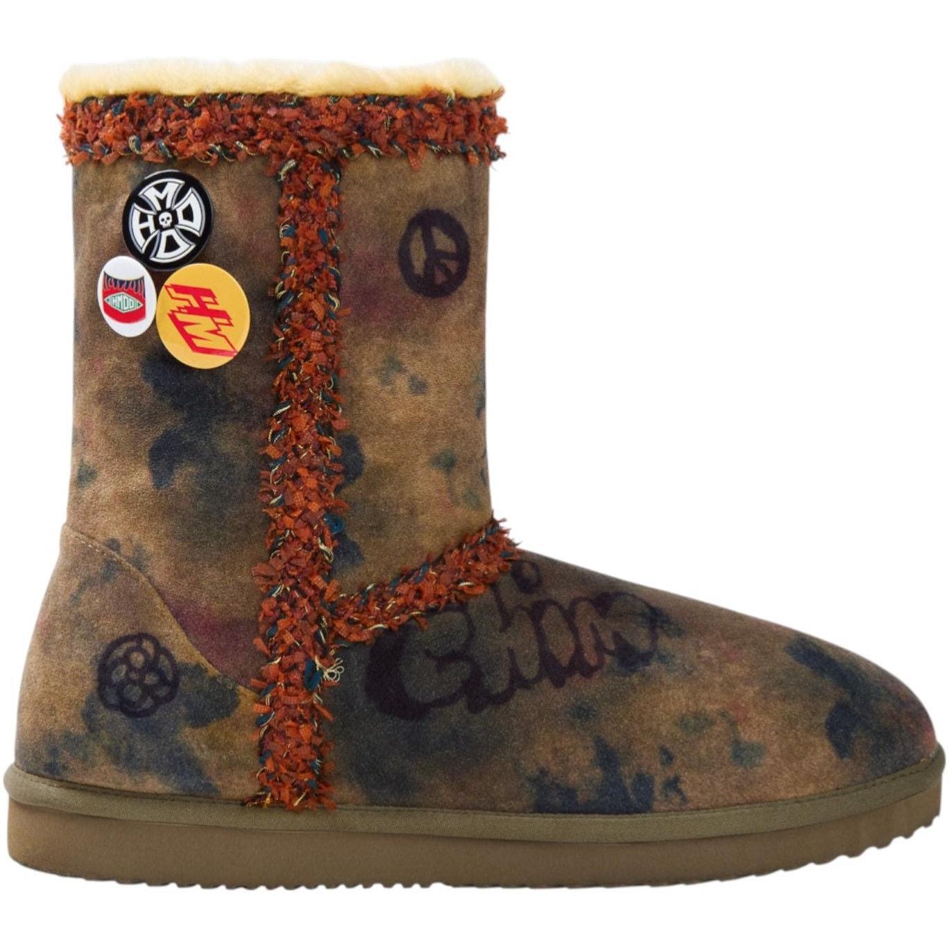 Happy Memories Don't Die HMDD Graffiti Boot