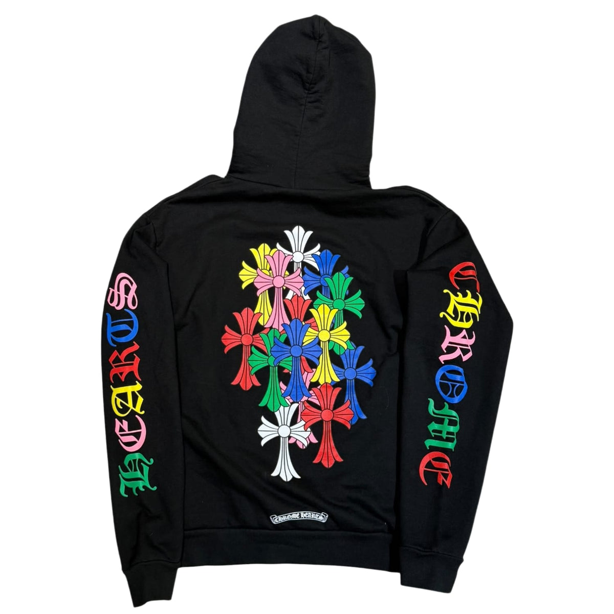Chrome Hearts Multi Color Cross Cemetery Hoodie Black