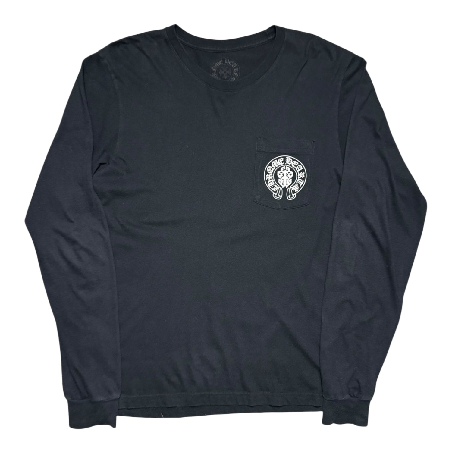 Chrome Hearts USA Flag Pocket Long-Sleeve Black