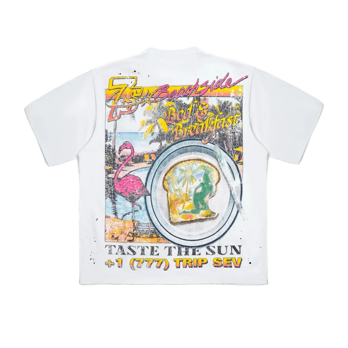 Triple Sevens Weekend Getaway Tee White