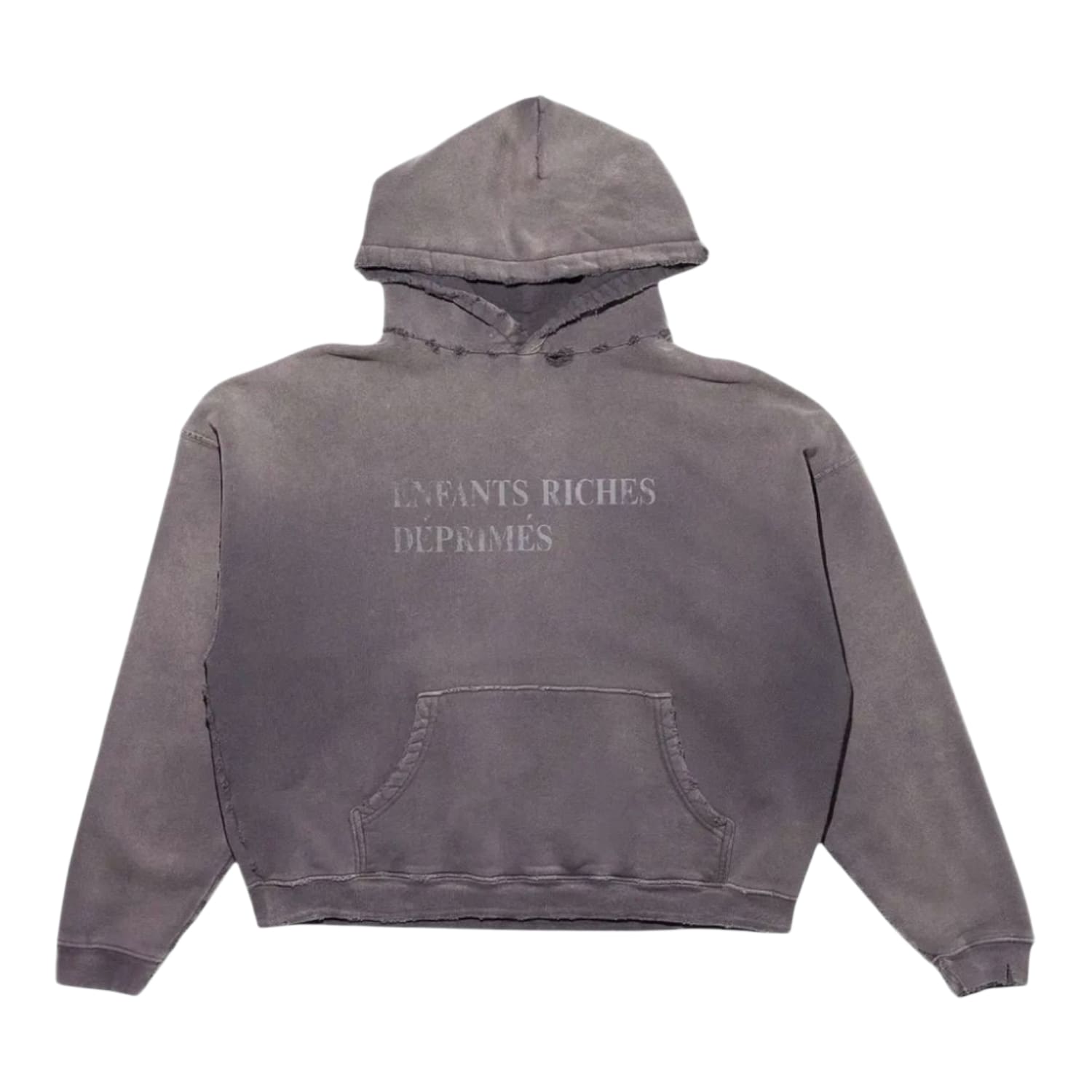 Enfants Riches Déprimés Classic Logo Hoodie Washed Black