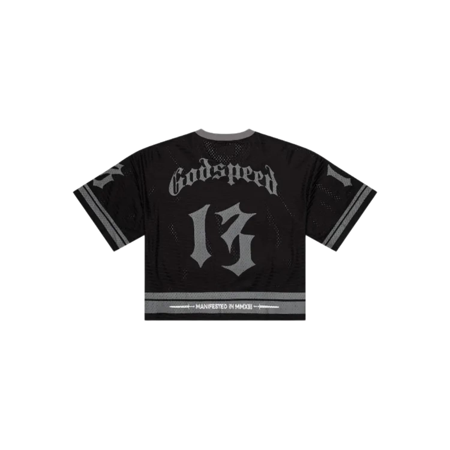 Godspeed First Down Jersey Black Grey