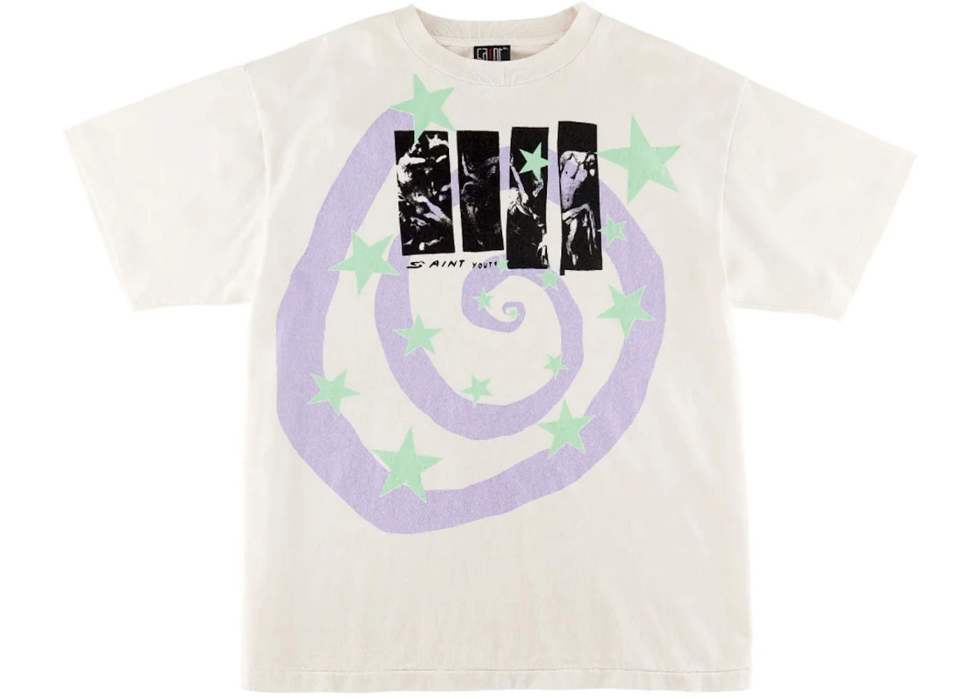 Saint Michael Humanity T-Shirt Vintage White